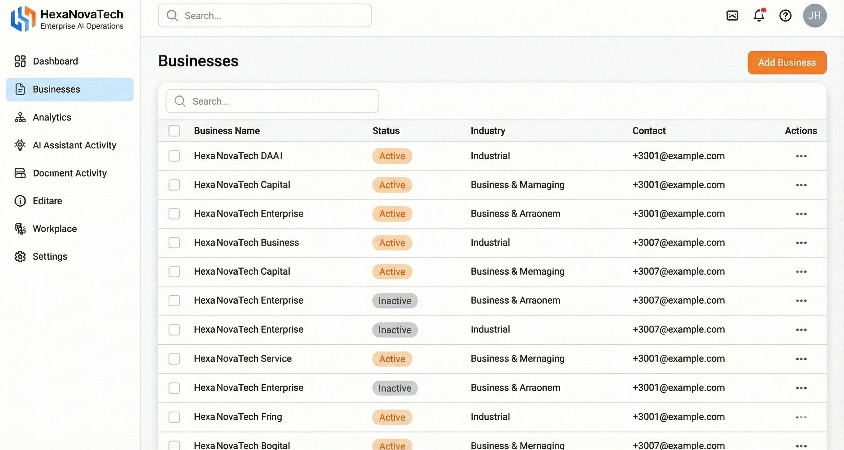 HexaNova platform roadmap
